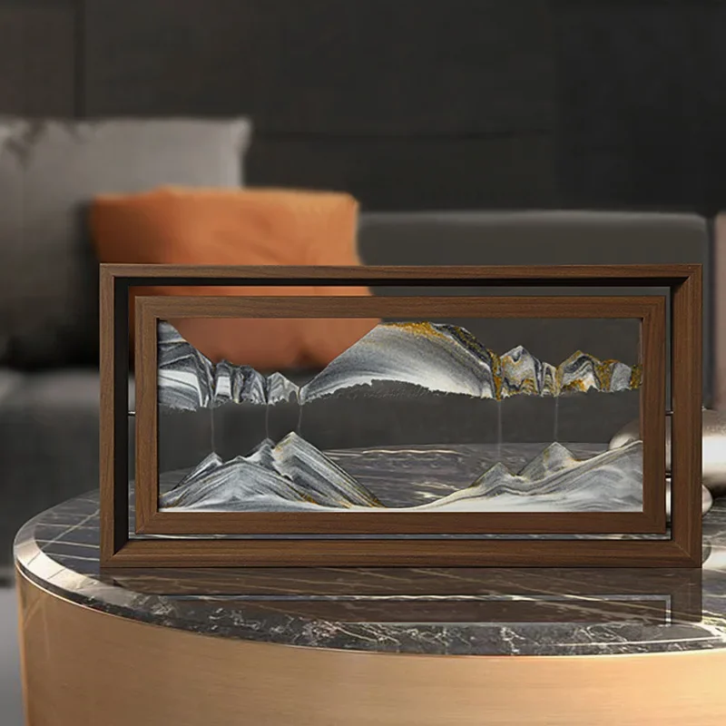 3D obrotowy krajobraz piaskowy – Engraved Wood Frame recenzja i cena