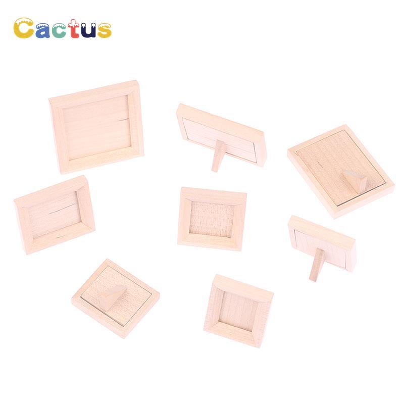 1Pc 1/12 Dollhouse miniaturowe – Engraved Wood Frame recenzja i cena
